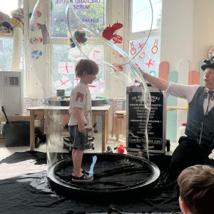 Bubble man party 1