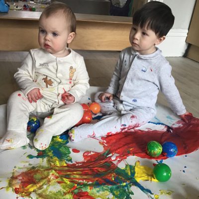 new website messy baby play 3